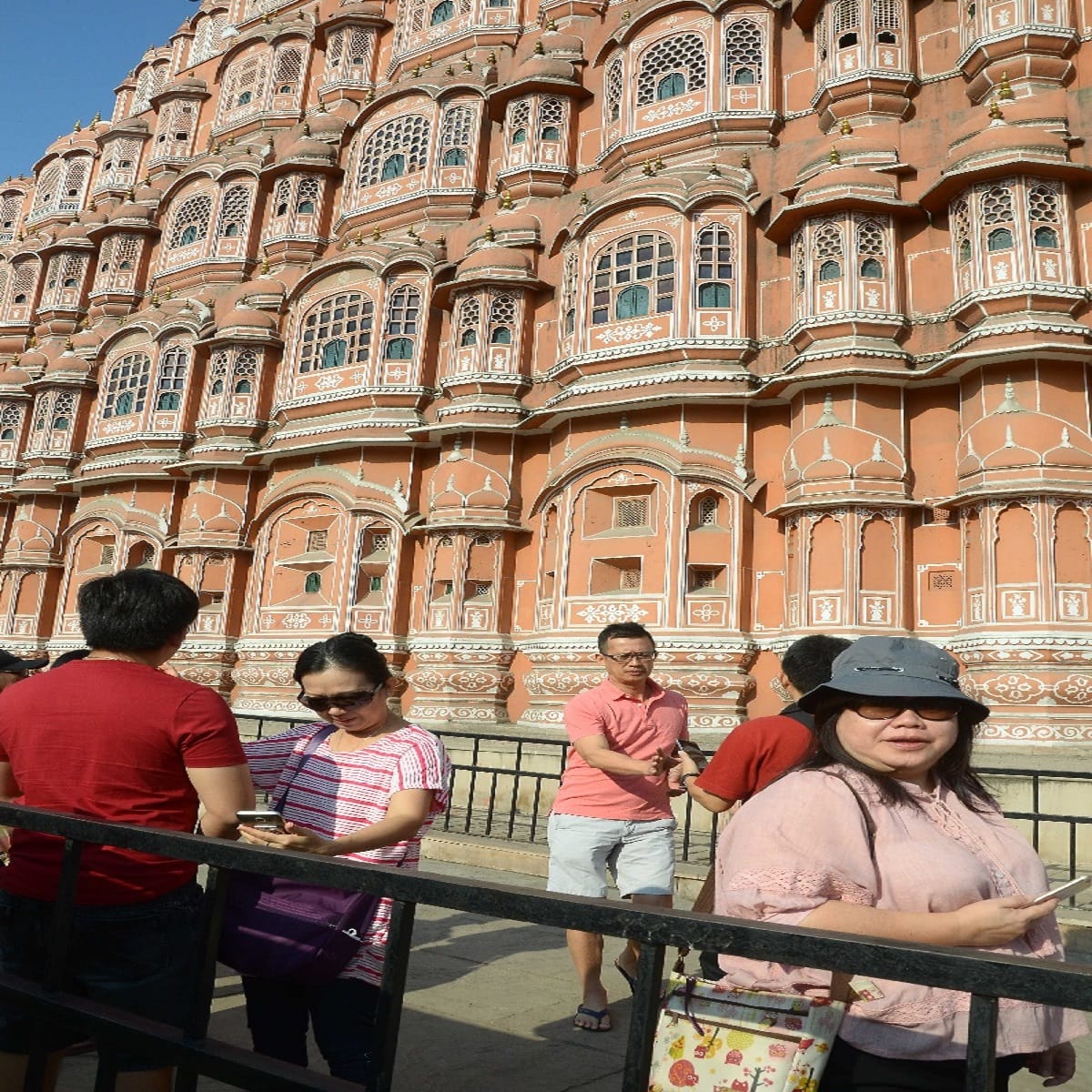 tourists sets their own pleasure in curfew imposed in jaipur city 