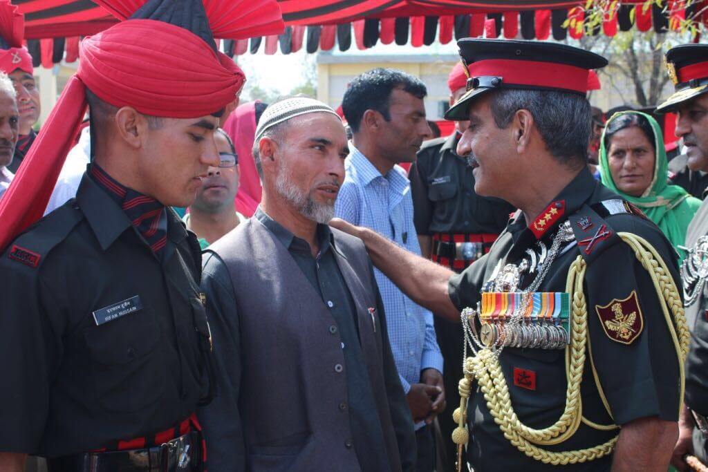 jammu 185 youth became part of  indain army