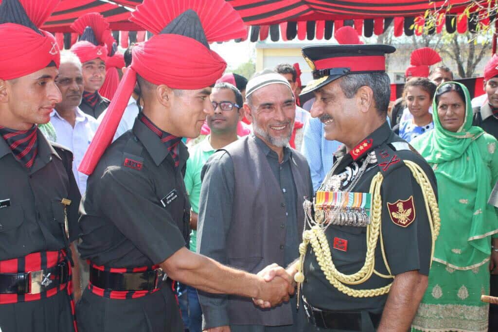 jammu 185 youth became part of  indain army