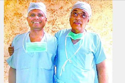 surgery of an eleven months girl in KGMU.