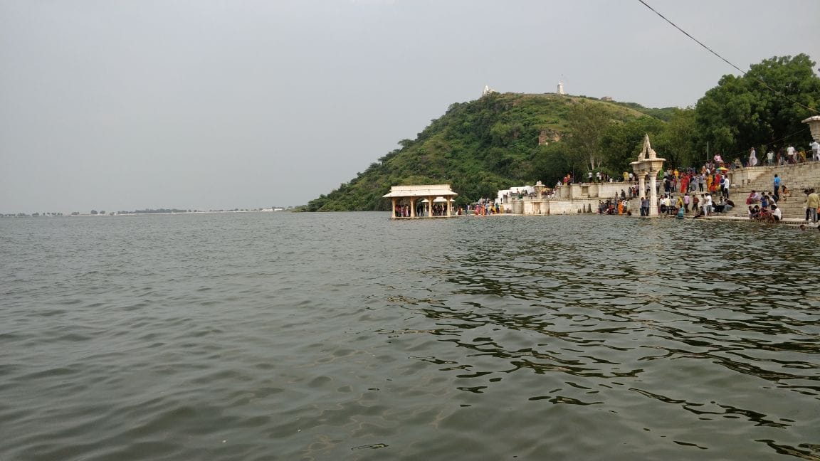 see in pictures two big lakes got overflowed after 44 years 