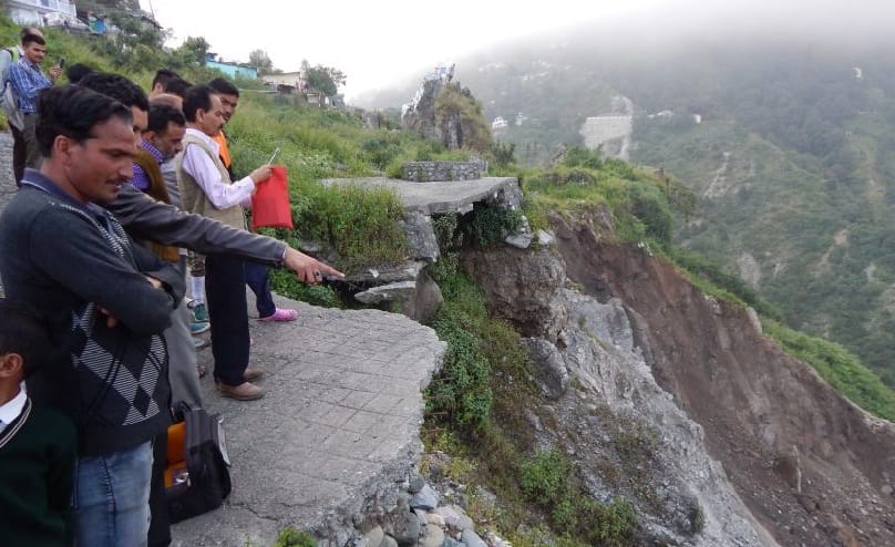 Landslide in Balianalale