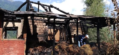 Himachal Kullu Man burnt alive in LPG cylinder fire mishap