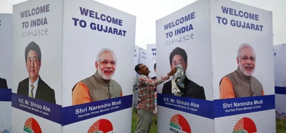 japan pm shinzo abe on india tour, visit starts today from gujarat