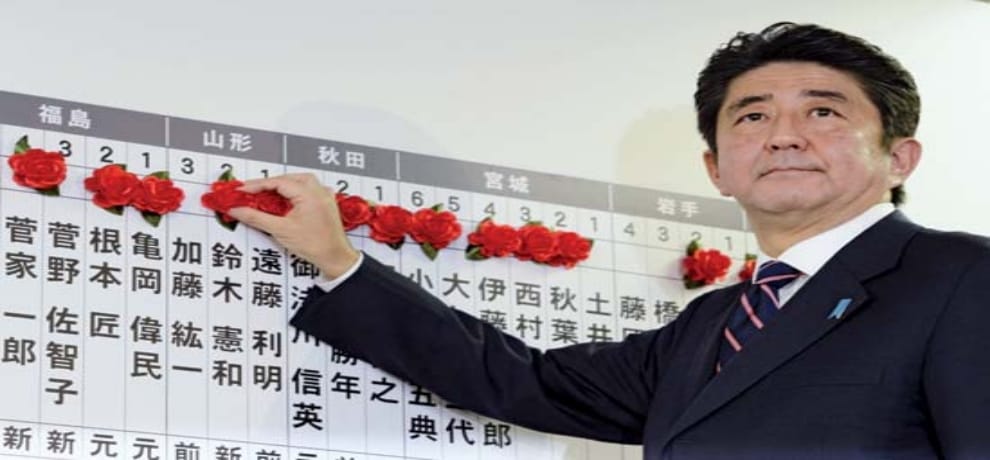 japan pm shinzo abe announced midterm election will soon parliament dissolve