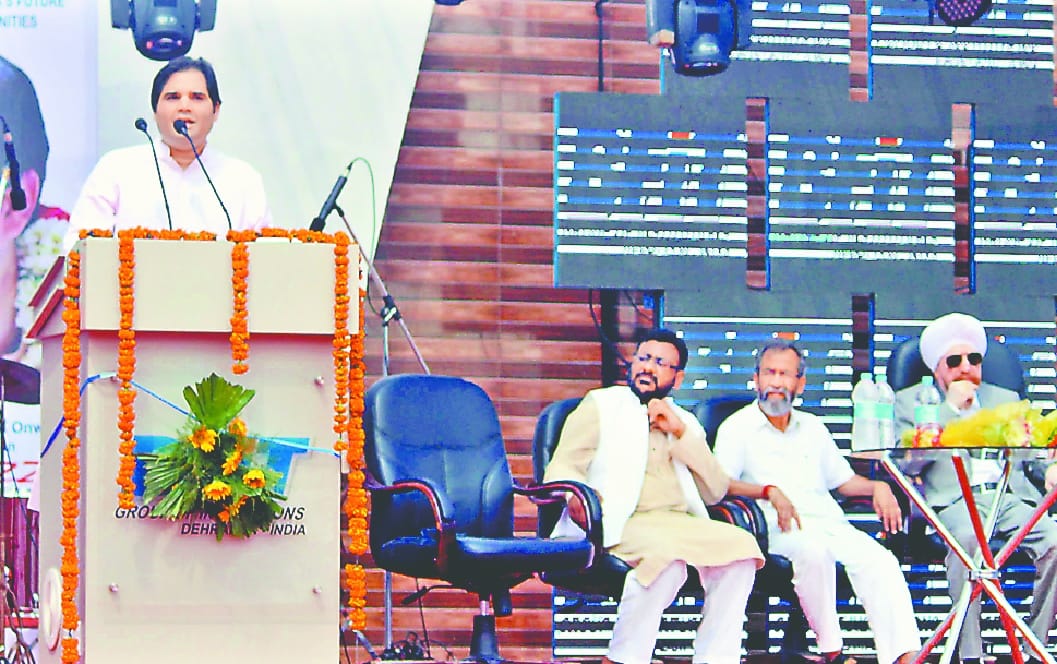 bjp mp varun gandhi talk in dehradun 