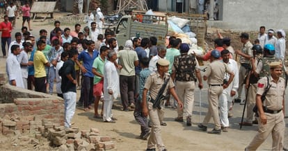 bjp mp rajkumar saini detained at kaithal