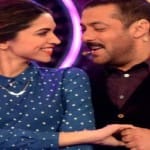 सलमान खान और दीपिका पादुकोण, बिग बॉस के सेट पर