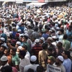 muslims protest for Rohingya oppression in dehradun 