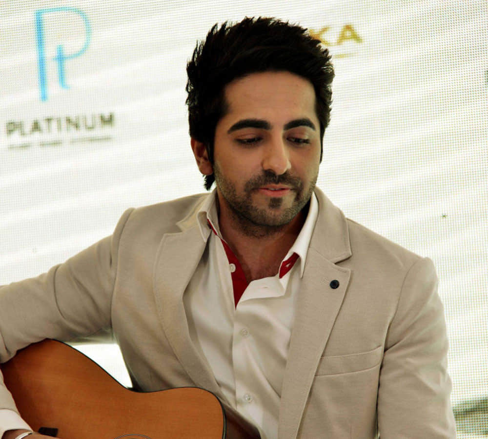 Congratulations 3 lines together with Ayushmann's line Indoor sign