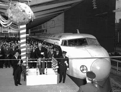 a former Buddhist monk KENJI Ekuan designed BULLET TRAIN IN JAPAN