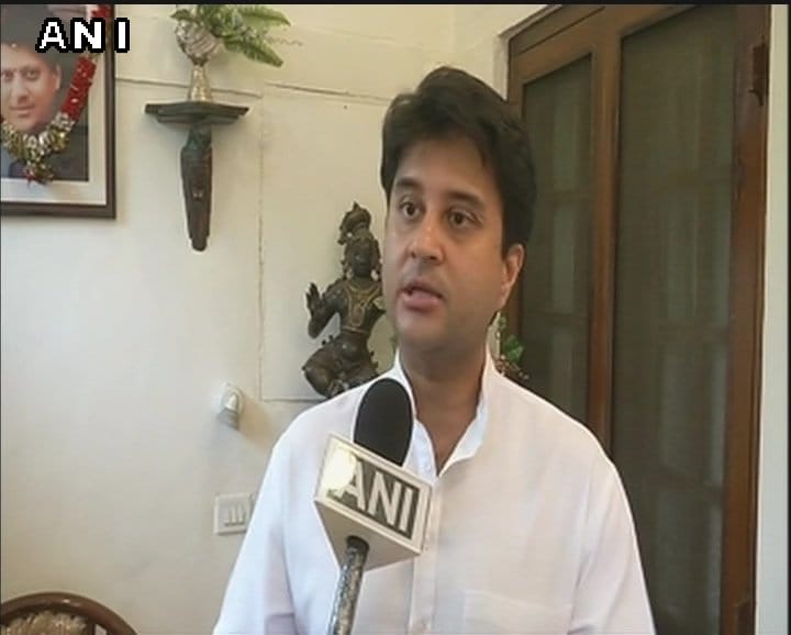 Finance Committee Chairman Jyotiraditya  Scindia  storming out of BCCI Meet
