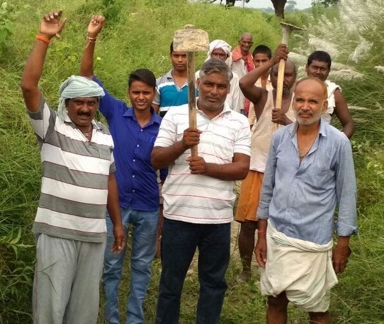 agitation on no water in canal