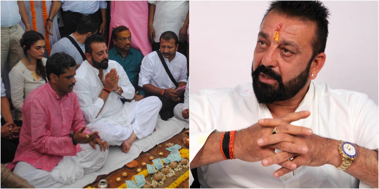 sanjay dutt fullfill his promise to father says in varanasi