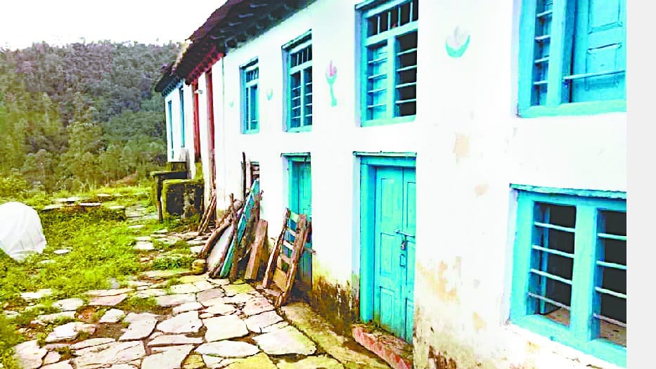 The fleeing deserted the village Chorkarkak