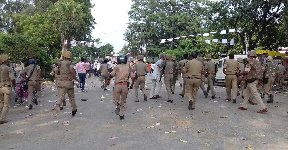 Violence and outrage in ghazipur college