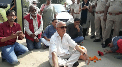 tension in behror town in due to case of pehlu khan death