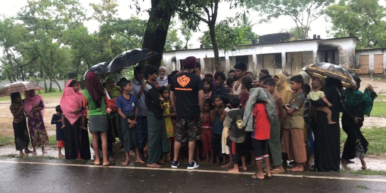 Khalsa aid starts langar sewa for Rohingya refugees in Bangladesh