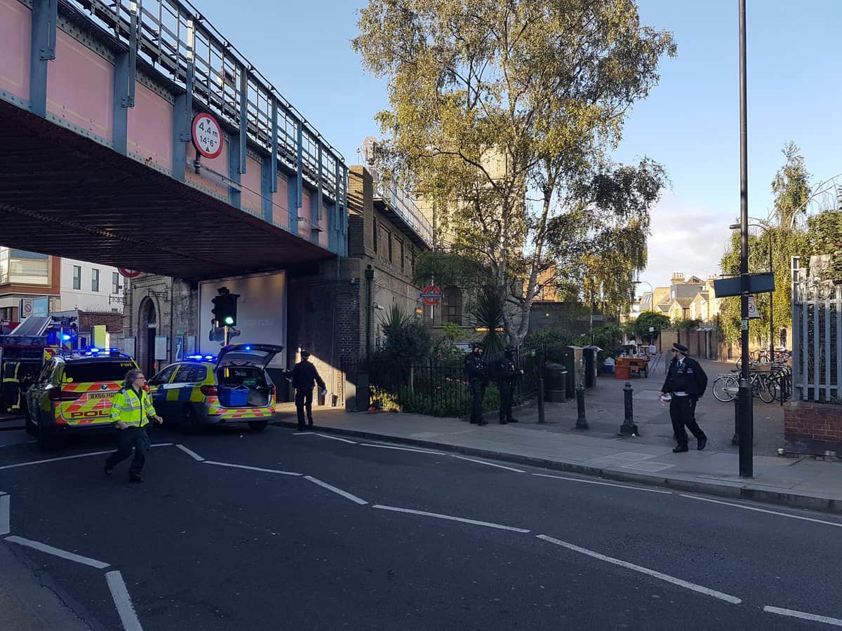 photos of london underground train blast 