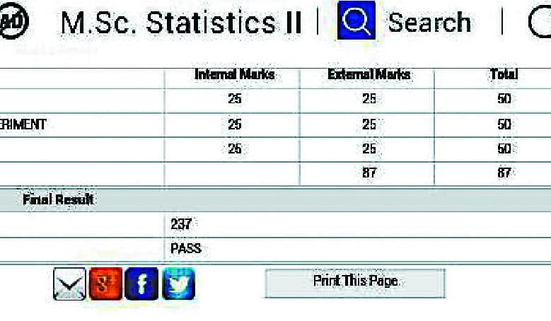 severe irresponsiblity of kumaun university seen in marksheets