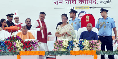 President ramnath in kanpur