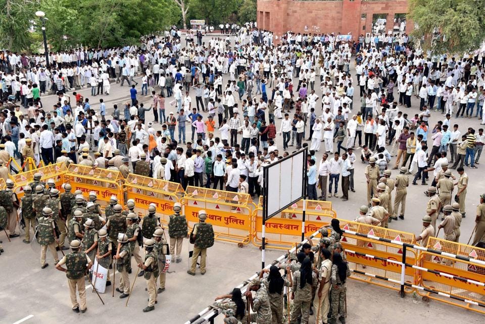 rajasthan 3rd bjp state to waive farm loans
