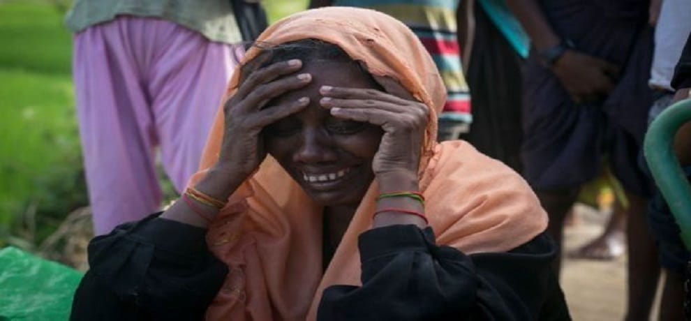 Lucknow Muslims protest in support of Rohingya Muslims of Myanmar