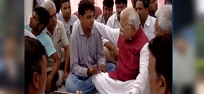 cm Manohar Lal Khattar reaches pradyuman thakur home, announces cbi inquiry