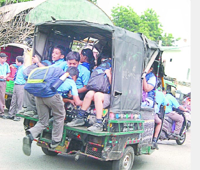 school students fear from parents rather than condector and driver
