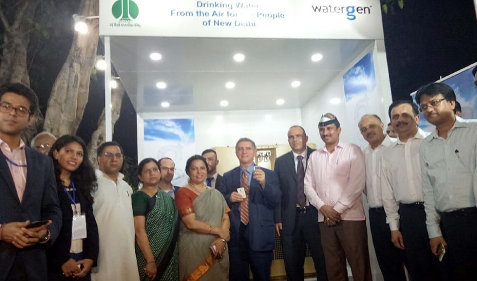 atm generating water from air for delhi people