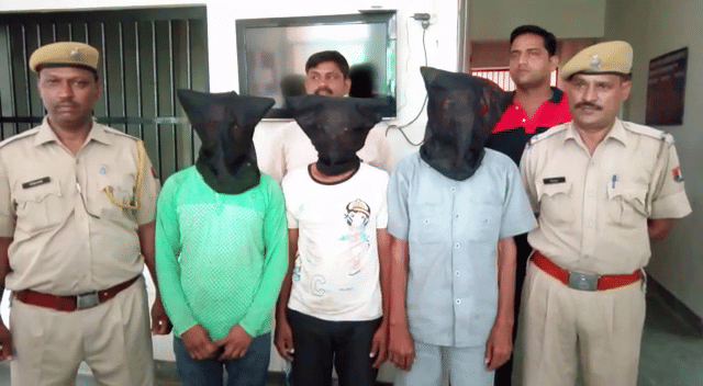 Father-son beaten by police