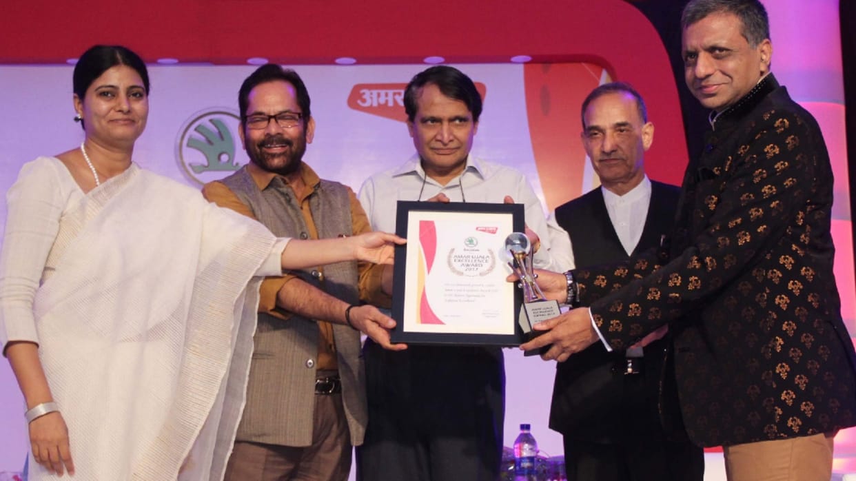 amar ujala Media lifetime award programme in delhi  