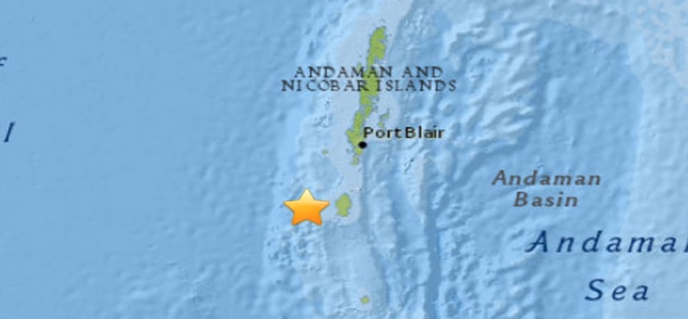 Earthquake in Andaman and Nicobar Island region with 4.5 magnitude 