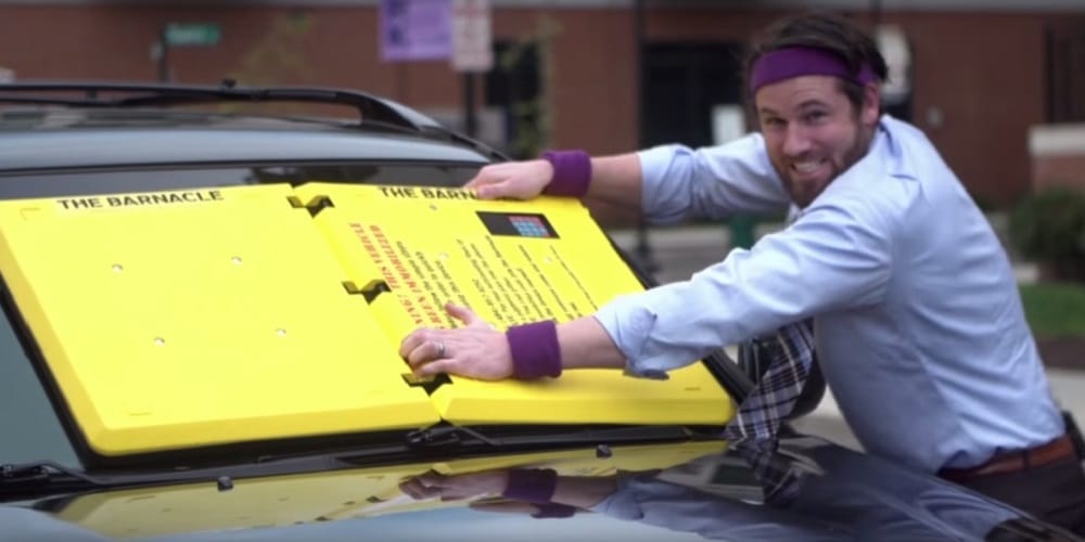 Barnacle is new tool to teach lesson for wrong vehicle parking