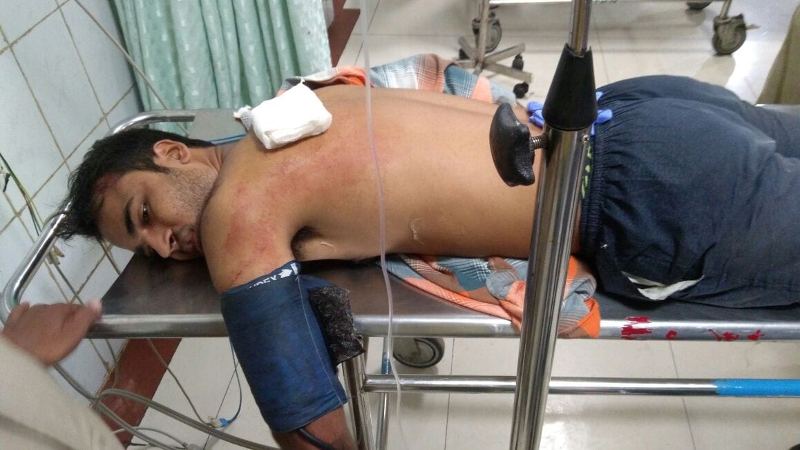 BHU student shoot out at haidrabad gate