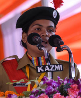 mansi dwivedi honoured by president ramnath kovind