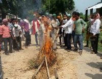 बिजली के लिए जिले में मचा हाहाकार