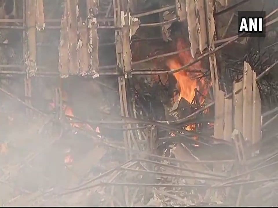 Fire broke out at Mumbai's RK Studio, 6 fire tenders in operation 