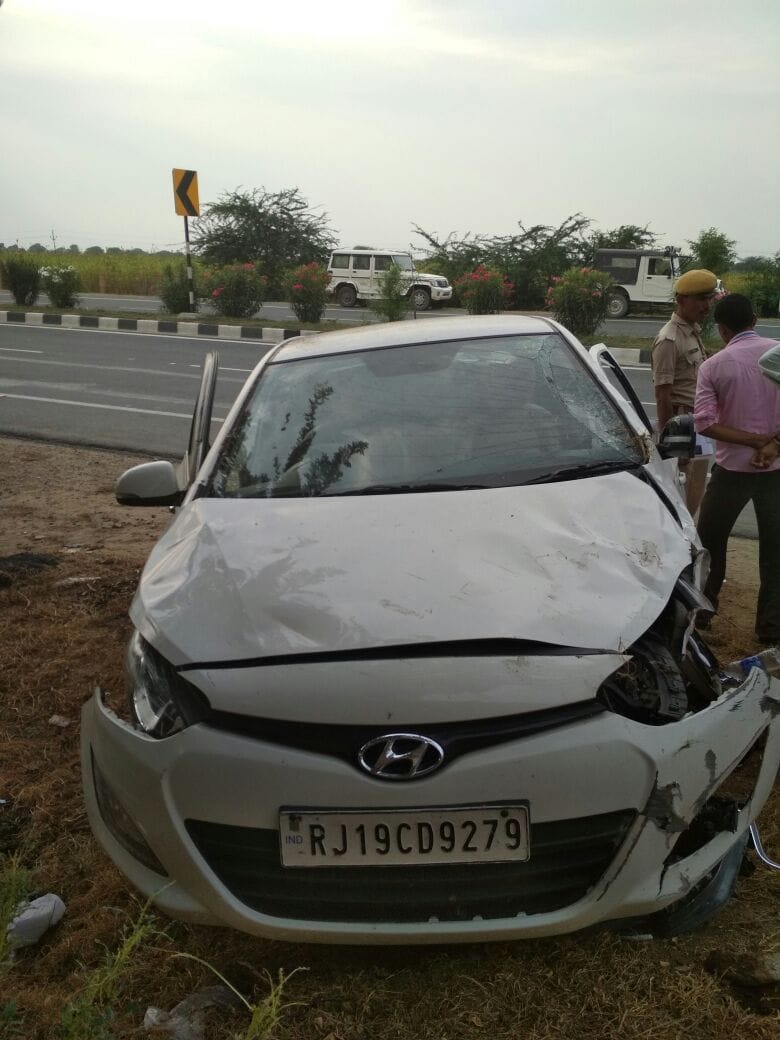 Truck collides with car, dies of IAS wife