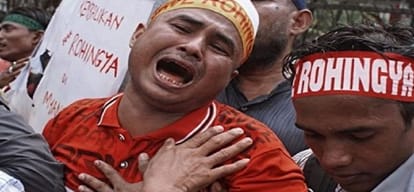 Satellite releases pictures of burning Rohingya Muslim villages