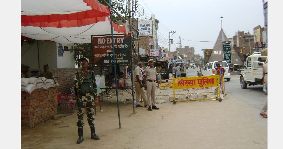 Ram Rahim Hearing In Murder Cases, Tight security around dera