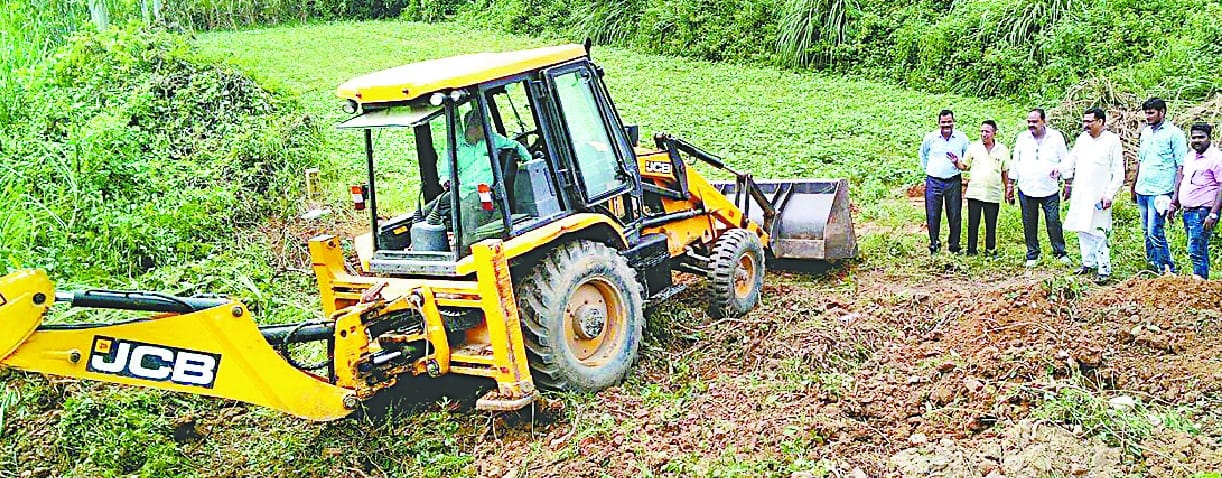 fourlane work starts in jaspur