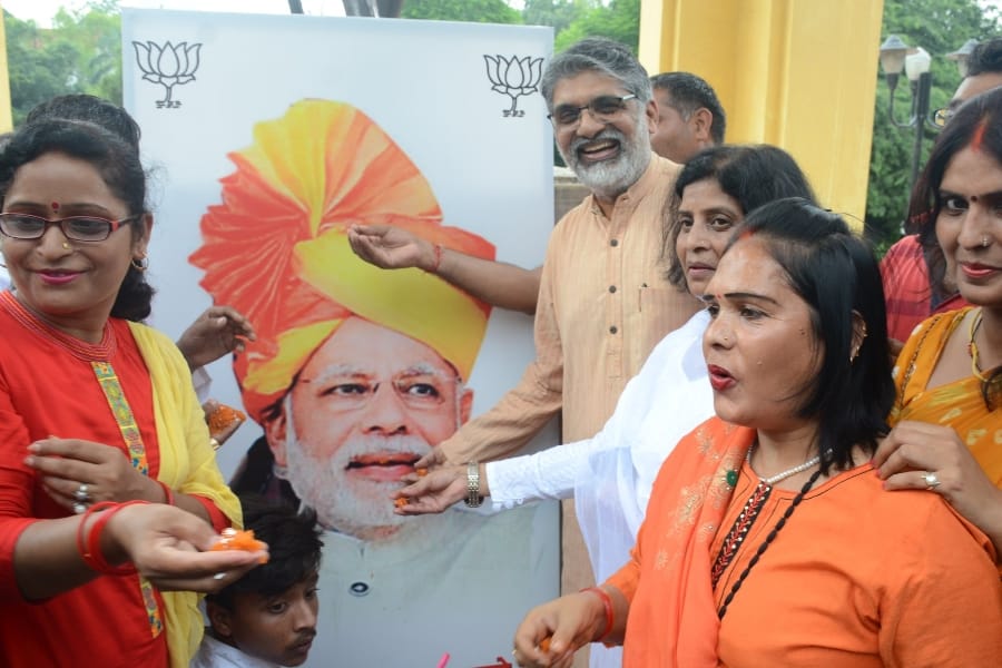 narendra modi birthday celebration in Uttar Pradesh.