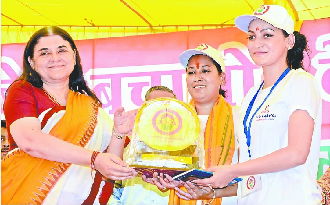 maneka gandhi statement on cycle rally for beti bachao campaign