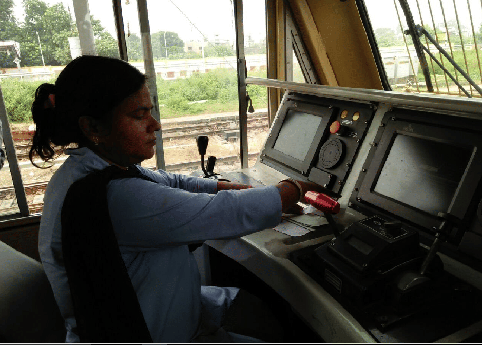 meet first loco pilot of moradabad mandal neeta munna lal 
