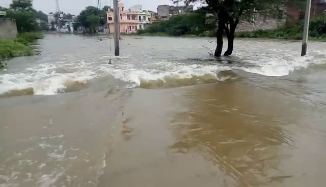 flood like situation emerges in rajsamand district 