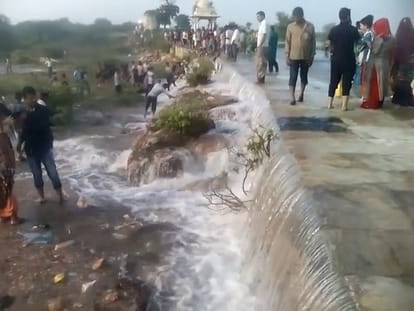 flood like situation emerges in rajsamand district 