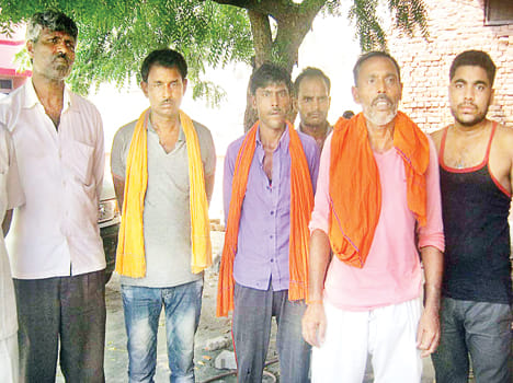 The death of the farmer due to