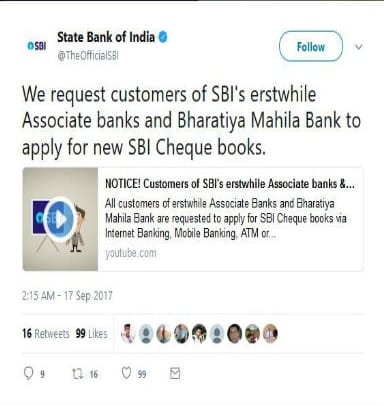 state bank of india important news about cheque