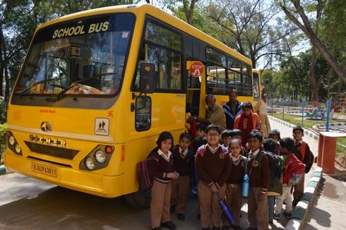 rules of the bus carrying the child to school